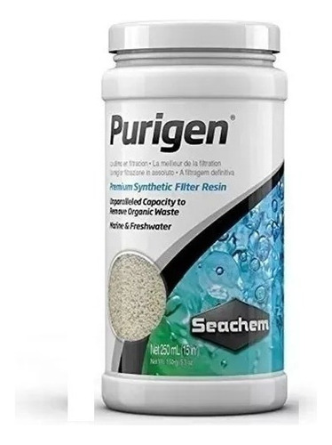 Seachem Purigen 250ml Resina Sintética Filtrante Premium