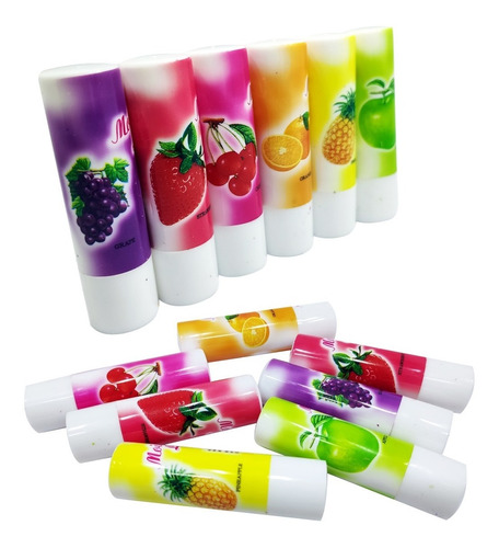 20 Bálsamo Frutal Labiales  Souvenir Juguete  Piñata 