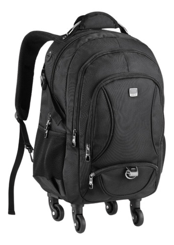 Mochila Notebook Ate 15,6 Carrinho Executiva Rodinhas 360°