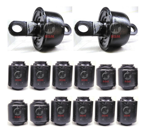 Imagen 1 de 7 de Bujes Suspension Trasera Outlander 14pzs 2010 2011 2012