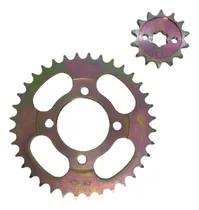 Comprar Corona Y Piñon Dorado  Gilera 110 Smash Bit Trip (36t-14t)