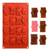 Comprar Molde De Silicona Corazones X16 Cavidades,jabones,bombones