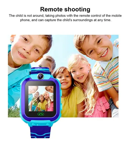 Reloj inteligente para niños Q12 Azul – Digitek Chile