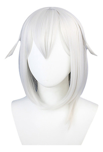 Ay Peluca Corta Para Cosplay 35cm, Con Red