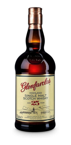 Imagen 2 de 10 de Whisky Glenfarclas 25 Años Single Highland Malt 700ml 43%alc