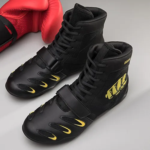 L Zapatos De Boxeo Profesionales Y Botas De Lucha Libre