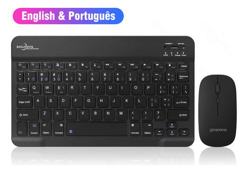 Teclado Table Bluetooth Sem Fio Par iPad Ios Android Windows