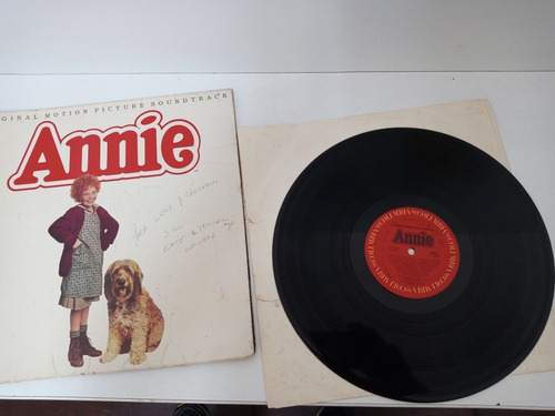 7k Antiguo Disco De Vinilo Annie La Pelicula Lp 33rpm