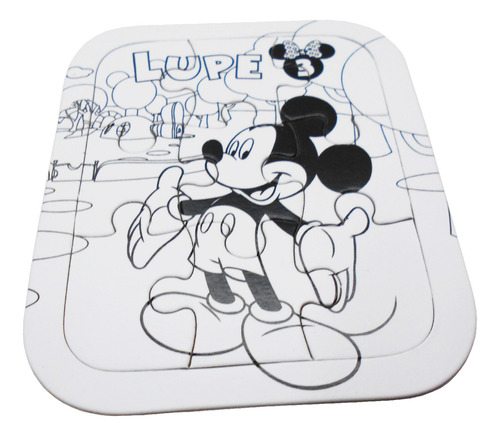 20 Rompecabezas Personalizado 9 Pzs Colorear Pintar Souvenir