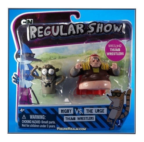 Regular Show Thumb Wrestlers Rigby Vs The Urge Jazwares