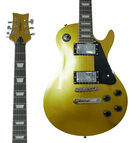 Guitarra Waldman Les Paul Custom Gold Top