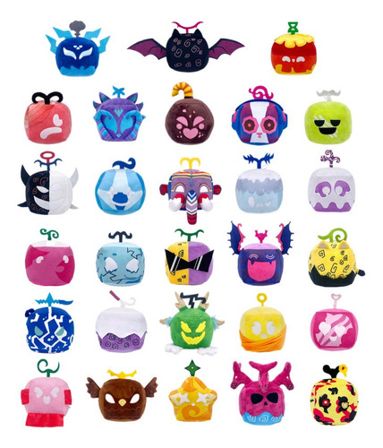 Lj 2x Phatmojo Blox Fruits - Peluche Coleccionable Fruta