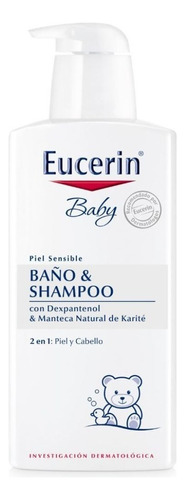 Eucerin Baby Baño Y Shampoo 400 Ml