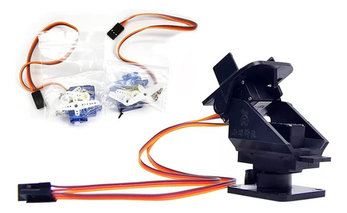 Pan Tilt 2 Axis Fpv - Soporte Para Cámara De Fotos Con 2 Ser