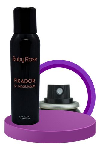 Fixador De Maquiagem Ruby Rose Hb 312 Secagem Rápida Fixação