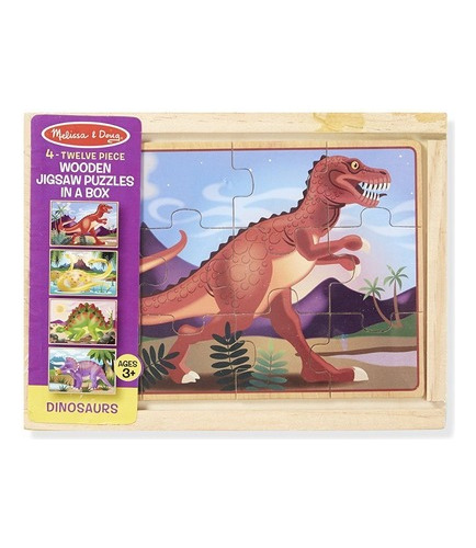 Rompecabezas De Dinosaurio En Caja Marca Melissa And Doug