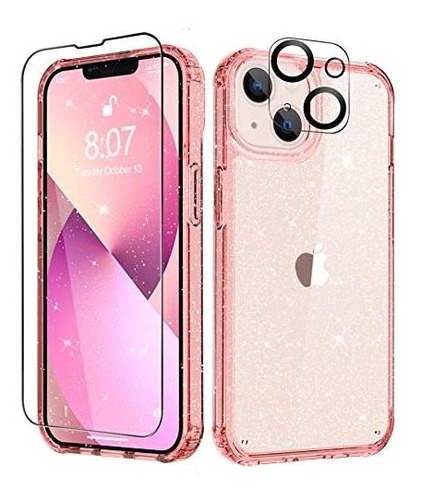 Miodik For Phone 13 Case With Screen Protector + X9lwu