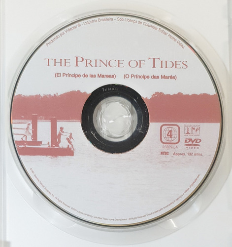 Dvd O Príncipe Das Marés Nick Nolte Barbra Streisand Orig.