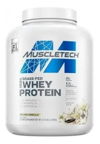 Muscletech Whey Protein 100% Whey Protein Deluxe Sabor Baunilha