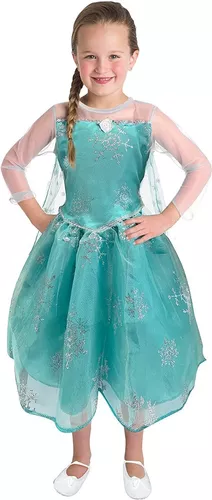 Etapa Saturar Río Paraná Disfraz Vestido Frozen Princesa Elsa Original Disney