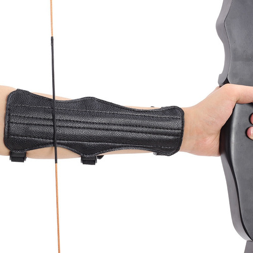 Aparejo Protección Brazo +protector Dedos Tiro Arco Y Flecha