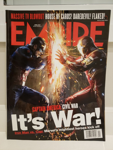 Empire April 2016 Captain America Civil War Iron Man