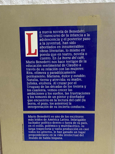 La Borra Del Café/ Mario Benedetti (Usado)