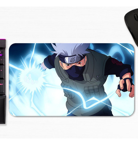 Mouse Pad Naruto Shippuden Kakashi Hatake Chidor Art Gamer M