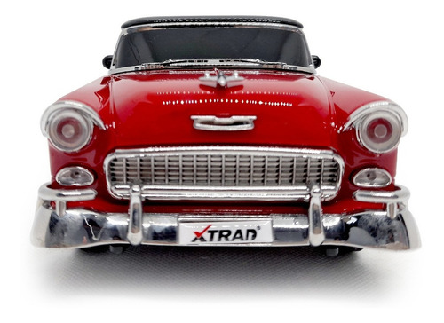 Caixa De Som Classic Edition Cadillac Fm Usb Bluetooth Cor Vermelho