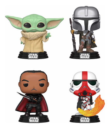 Funko Pop Star Wars Child Mandalorian Incinerator Moff 4pack