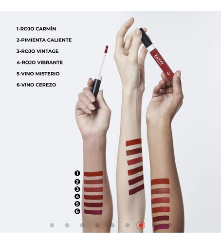 Labial Hidracolor Mate Líquido Esika