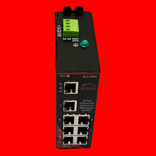 Sixnet Slx-8es-1 Network Switch-unmanaged 8 Port