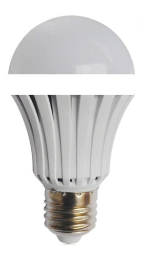 Bombillo Led Recargable A80 De 9 Watt Luz Blanca E-27 #e