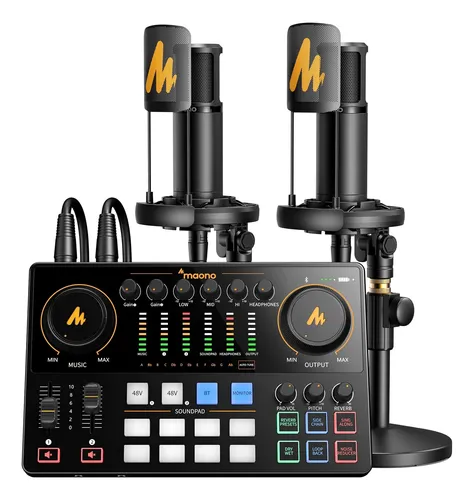 Interface De Áudio Maono Maonocaster E2 Gen2 Pack X2