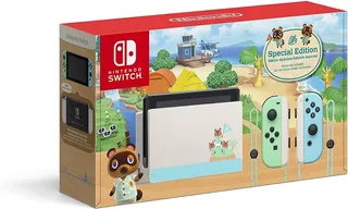 Consola Nintendo Switch Animal Crossing Edicion Limitada Msi