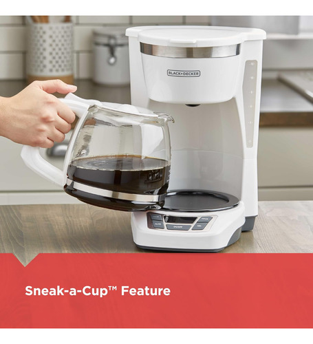 Cafetera Digital D 12 Tazas Black+decker Programable Cm1160w