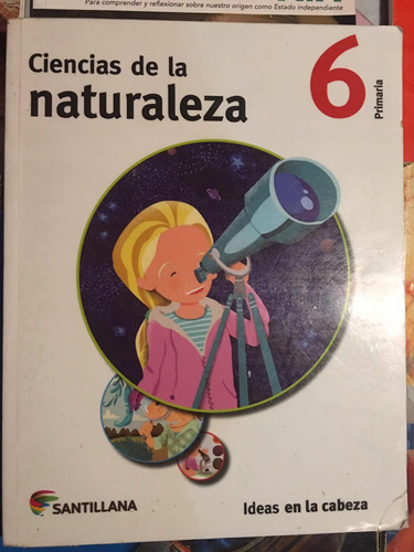 Libro Ciencias De La Naturaleza 6o. Santillana