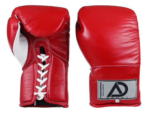 Guantes Box Ad Sport De Piel Con Agujetas | Mundo Arquero