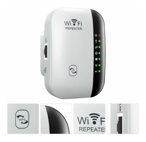 Repetidor Amplificador Señal Wifi 300mbps Extensor Wireless
