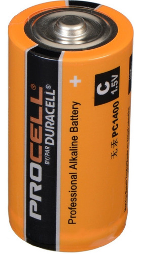 Pila Procell-duracell Alcalina C Pc1400 Pieza Industrial 1.5v
