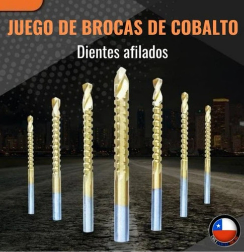 Super Brocas De Acero Y Cobalto Con Espiral