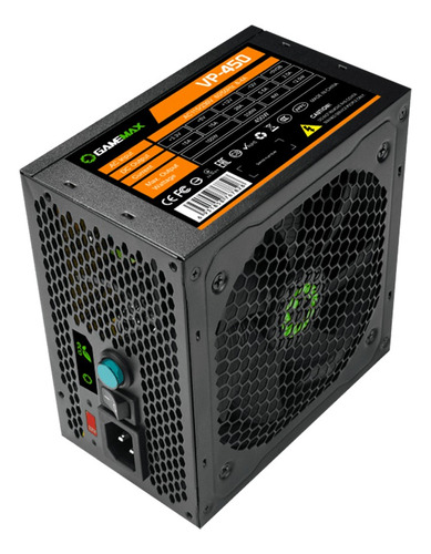 Fuente De Poder Gamemax Vp-450 De 450w, 80 Plus Bronce, At