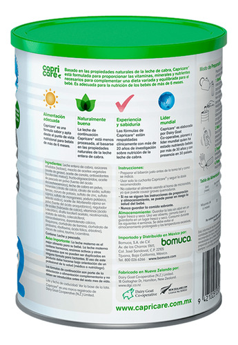 Capricare 2 Formula De Continuacion C/400g