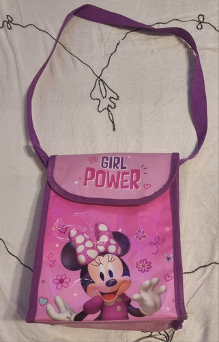 Lonchera Tipo Morral Modelo Minnie Mouse Girl Power