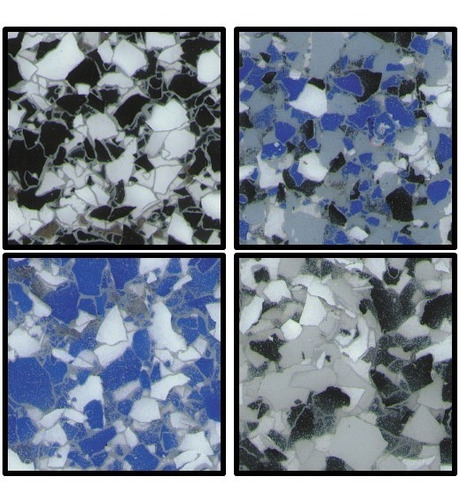 Imagen 3 de 6 de Chips Vinilicos Para Decorar Tus Pisos Epoxi X 455 Grs