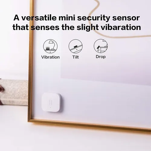 Sensor De Vibración Aqara Djt11lm Inalámbrico Para Alarma