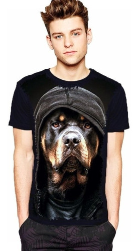 Camiseta Criança Frete Grátis Cachorro Rottweiler