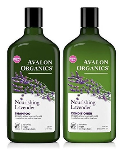 Champú Y Acondicionador - Avalon Organics Lavender Nutriente