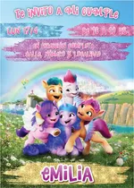 Comprar Invitación Whatsapp Imprimible Personalizada My Little Pony