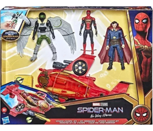 Spiderman Muñeco No Way Home Jet De Escape Hasbro F4434